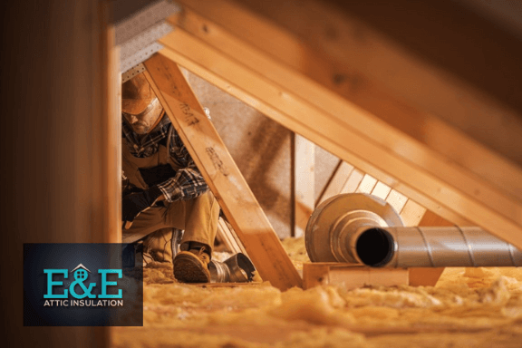 Walking through a Tarzana attic before quoting an insulation scope