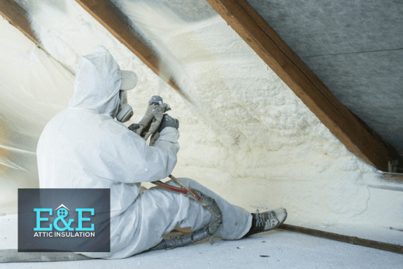 Spray foam installation process